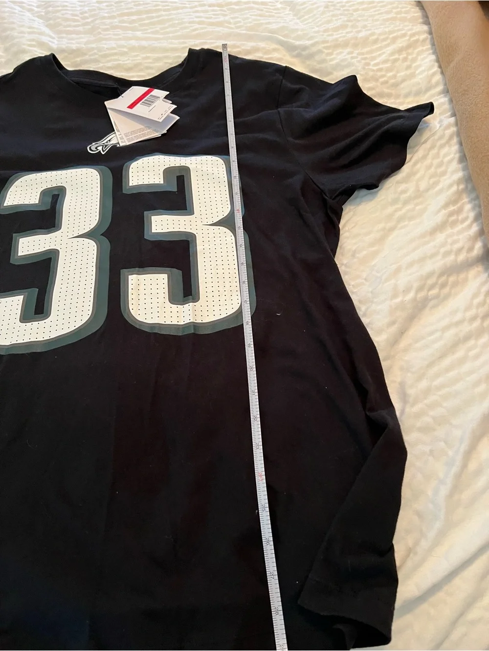 New Nike Black Philadelphia Eagles cooper DeJean #33 Tee large